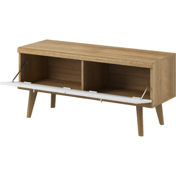 Szafka RTV PRIME 01 dąb riviera / biały