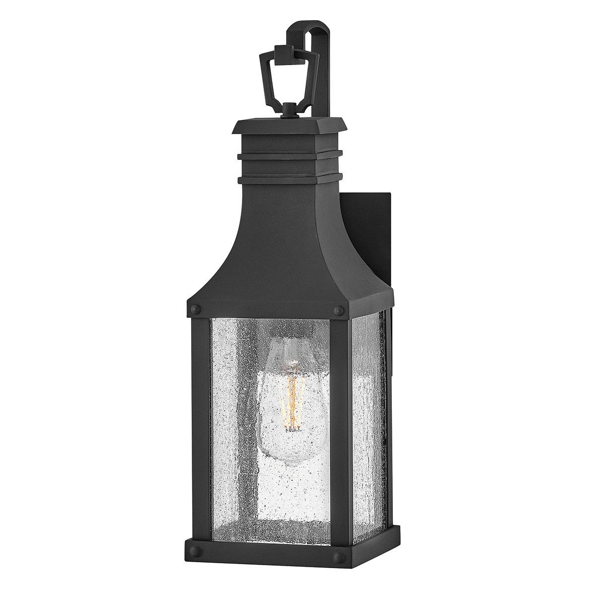 Kinkiet zewnętrznyczarnny BEACON HILL 1xE27x60W IP44 Hinkley