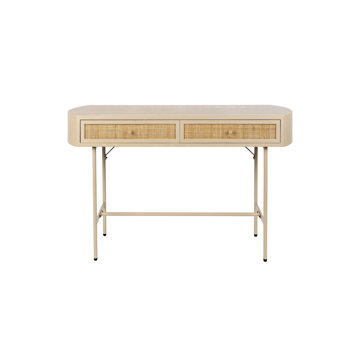 Housecraft Living Amaya Consoletafel/ Wandtafel met lades Hout 85x39 Beige