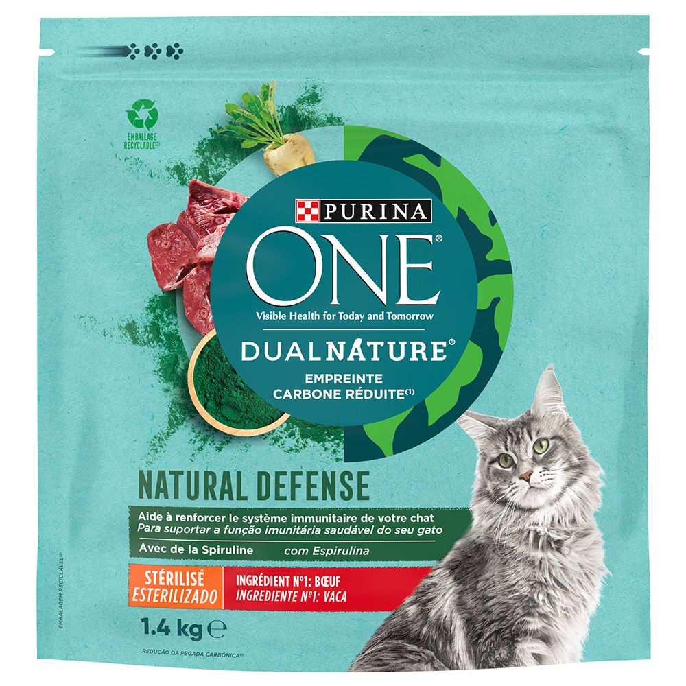 PURINA ONE Dual Nature Sterilised - Beef with Spirulina