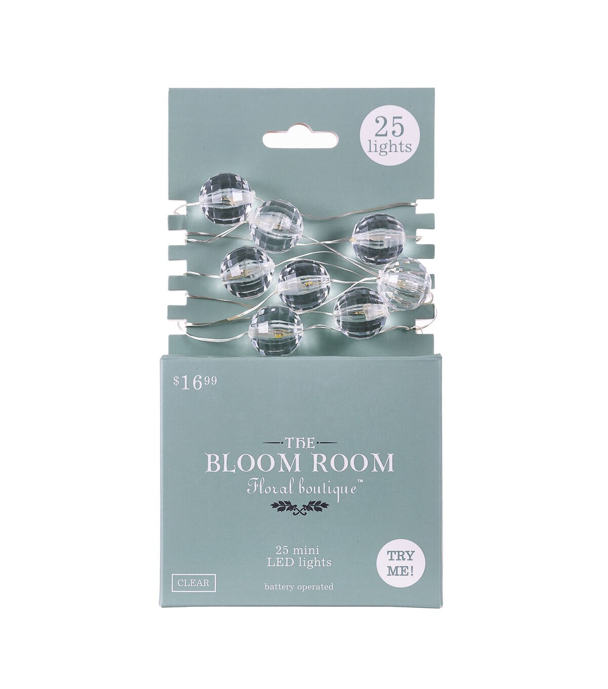 10' LED Warm White String Lights 25ct by Bloom Room