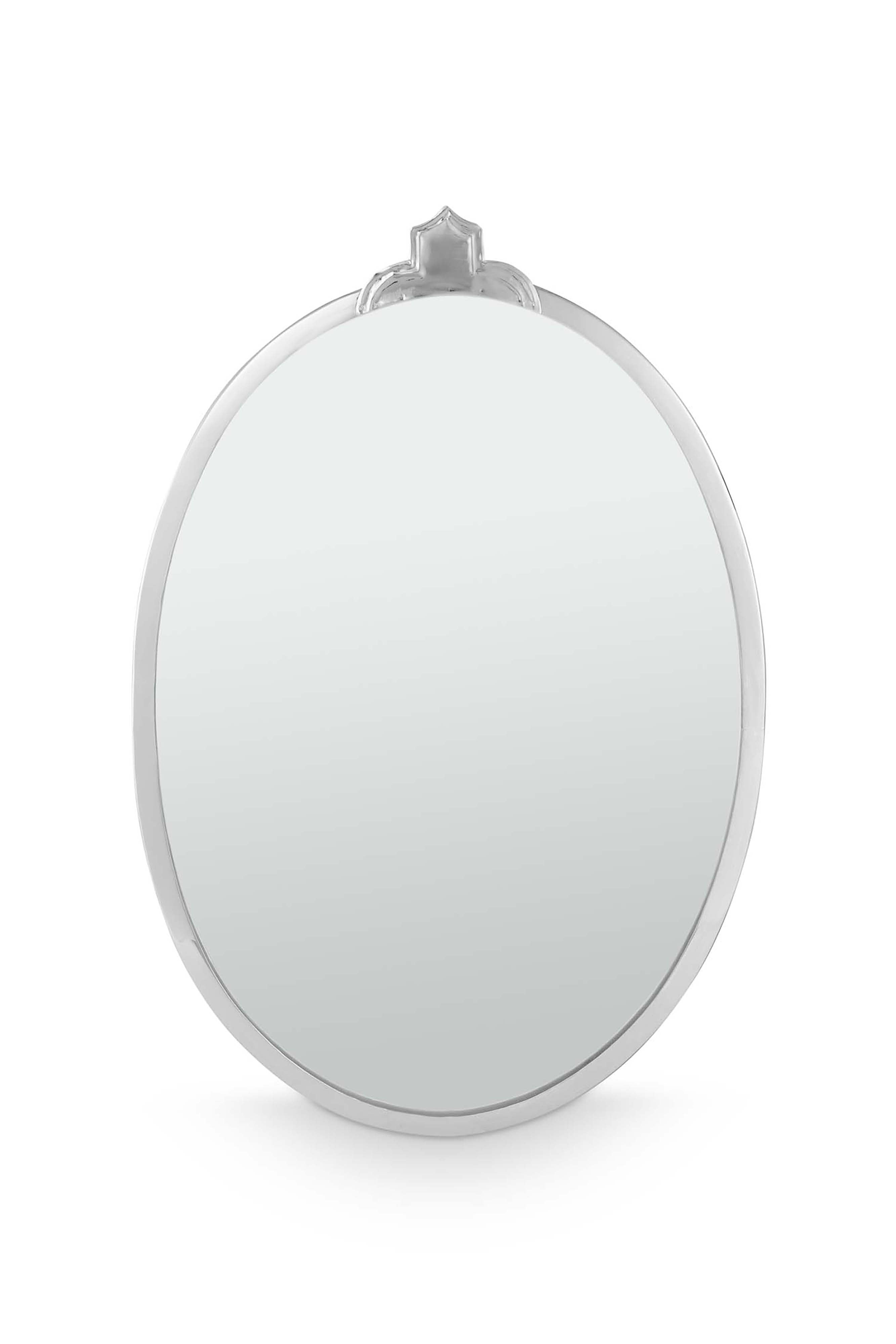 vtwonen Wandspiegel - Ovaal - Zilver - 56x35cm