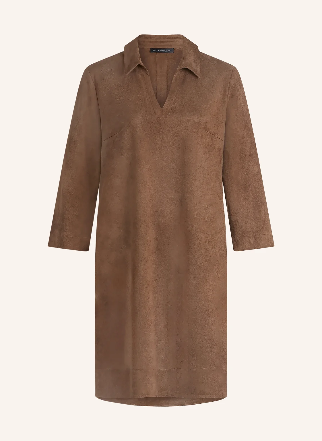 Betty Barclay Kleid in Lederoptik mit 3/4-Arm