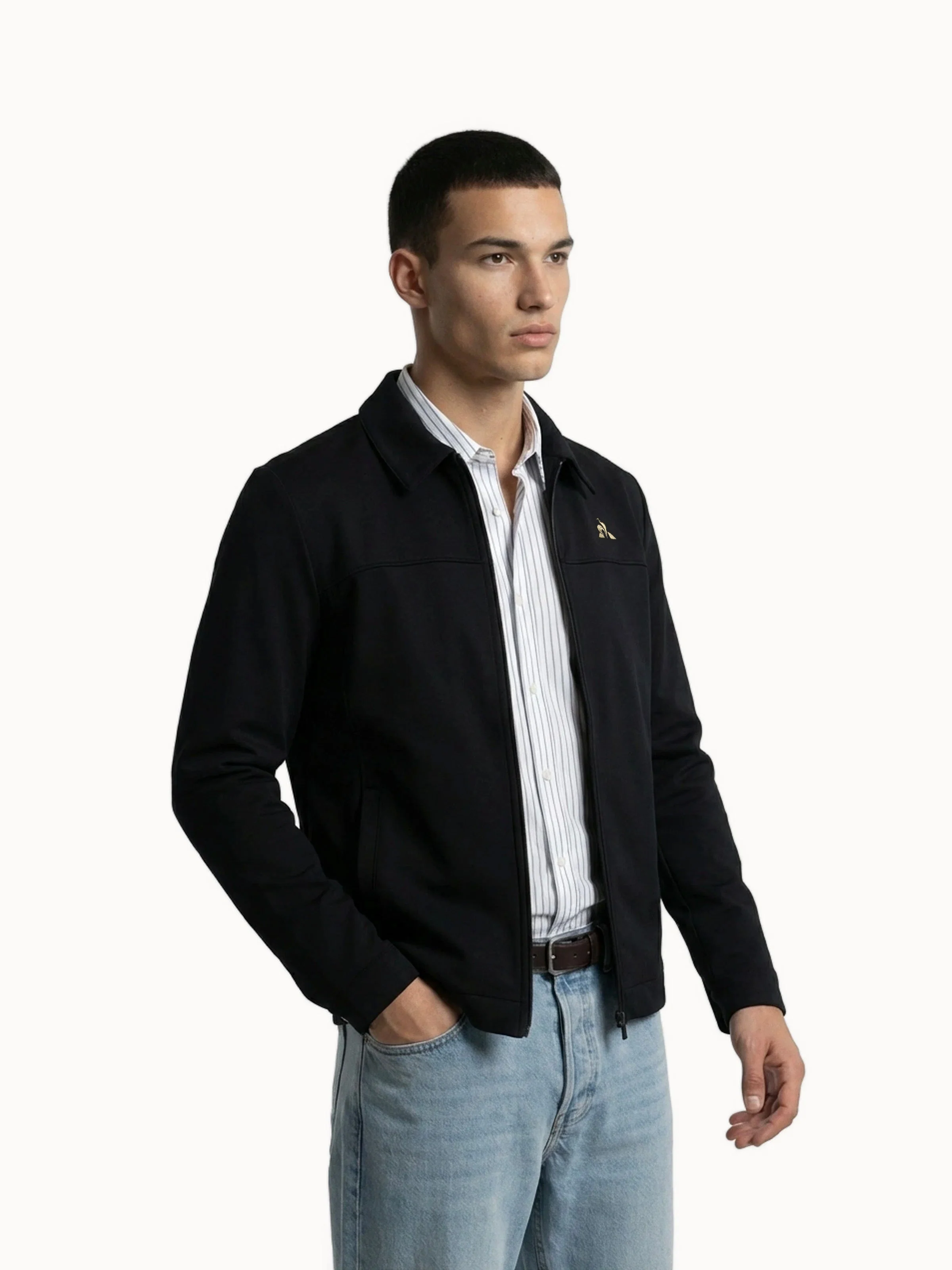 Veste zippée technique Coq d'Or et col polo