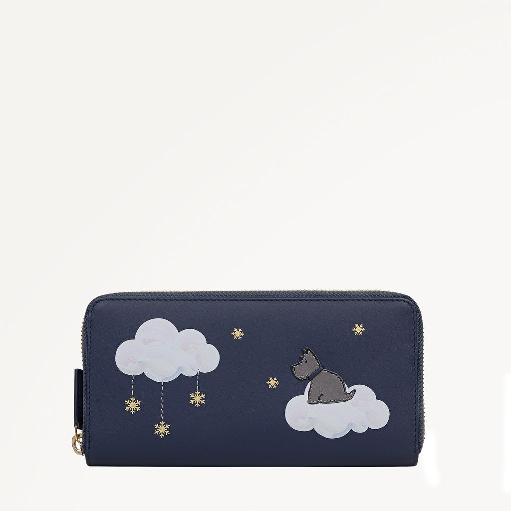 It's Written In The Snowflakes Large Zip Around Wallet - OSE19113