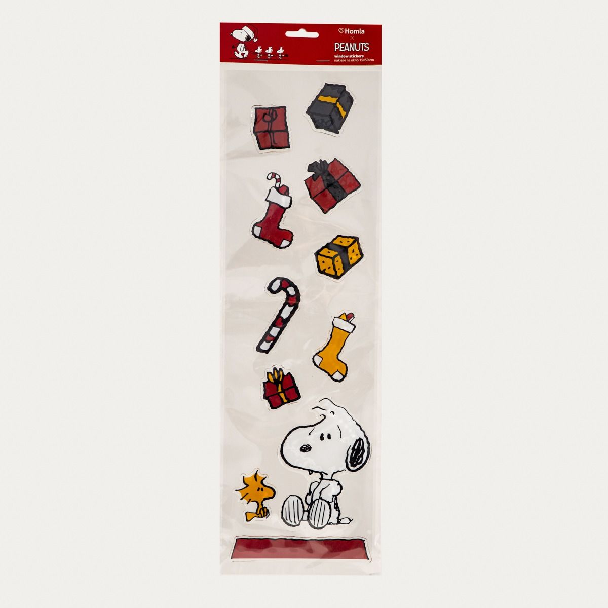 Naklejki SNOOPY na okno 15x50 cm