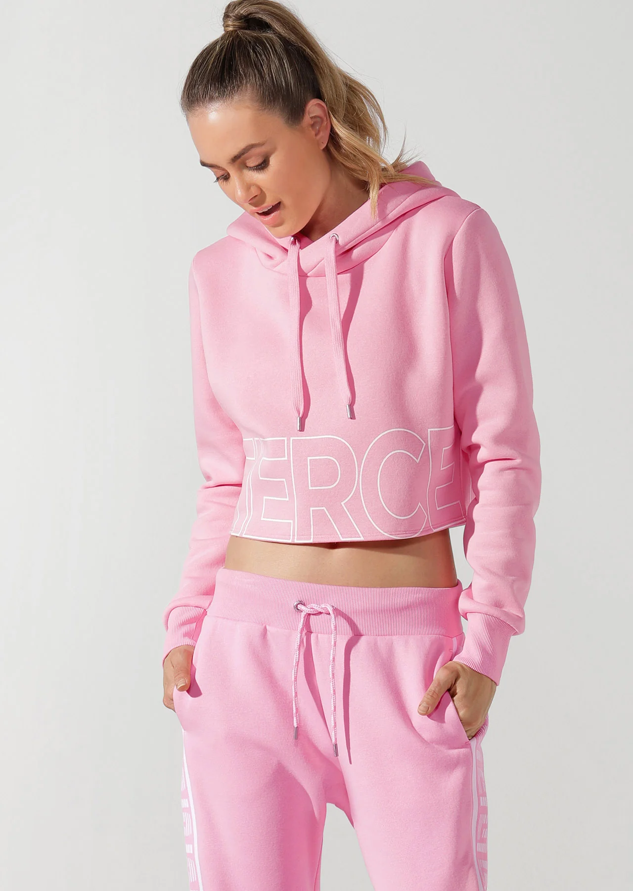 Fierce Cropped Hoodie