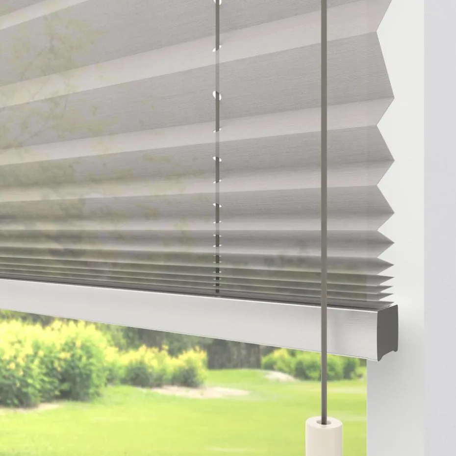 Kwantum Plisségordijnen | Fenstr Plissé Fenna  Transparant Zand