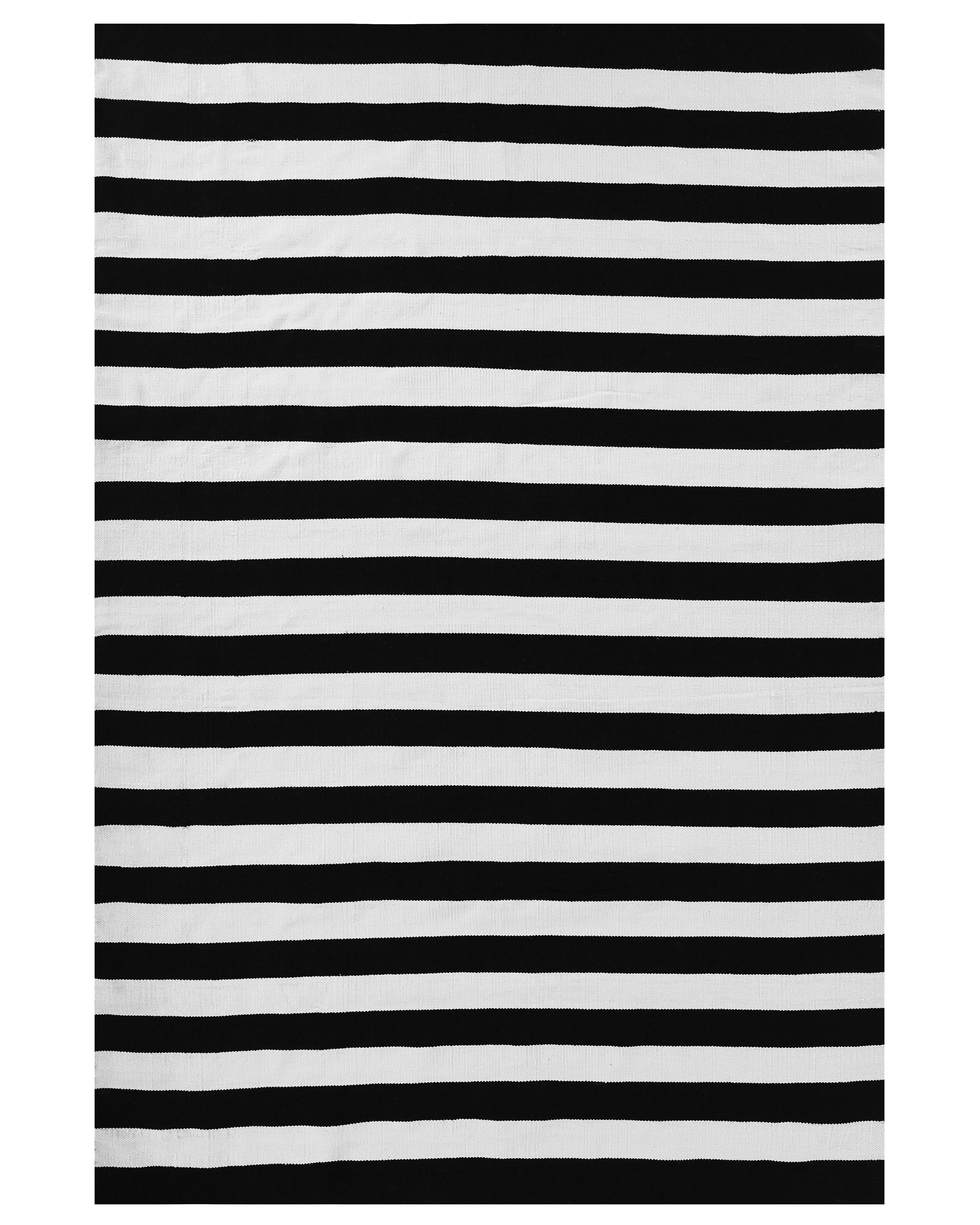 Outdoor Rug TAVAS Black/ White 140 x 200 cm