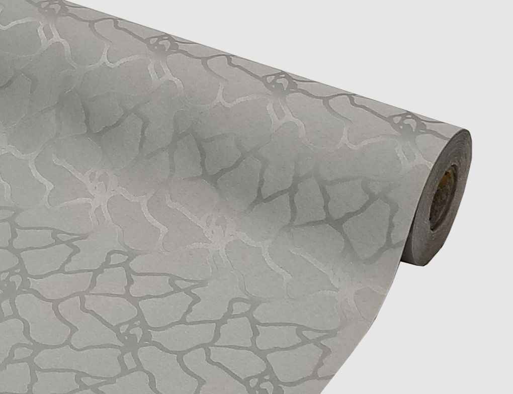 Tischdecke Damast Marmor Silber