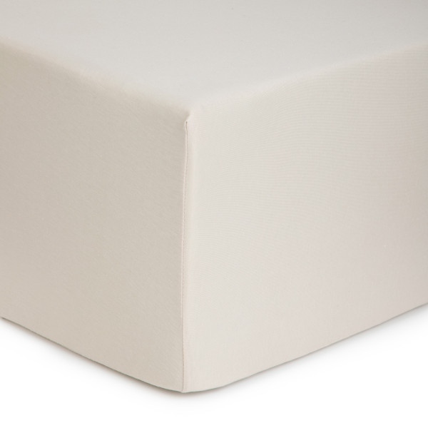 Prześcieradło PELLY jersey beżowe PREMIUM 90x200 cm HOMLA