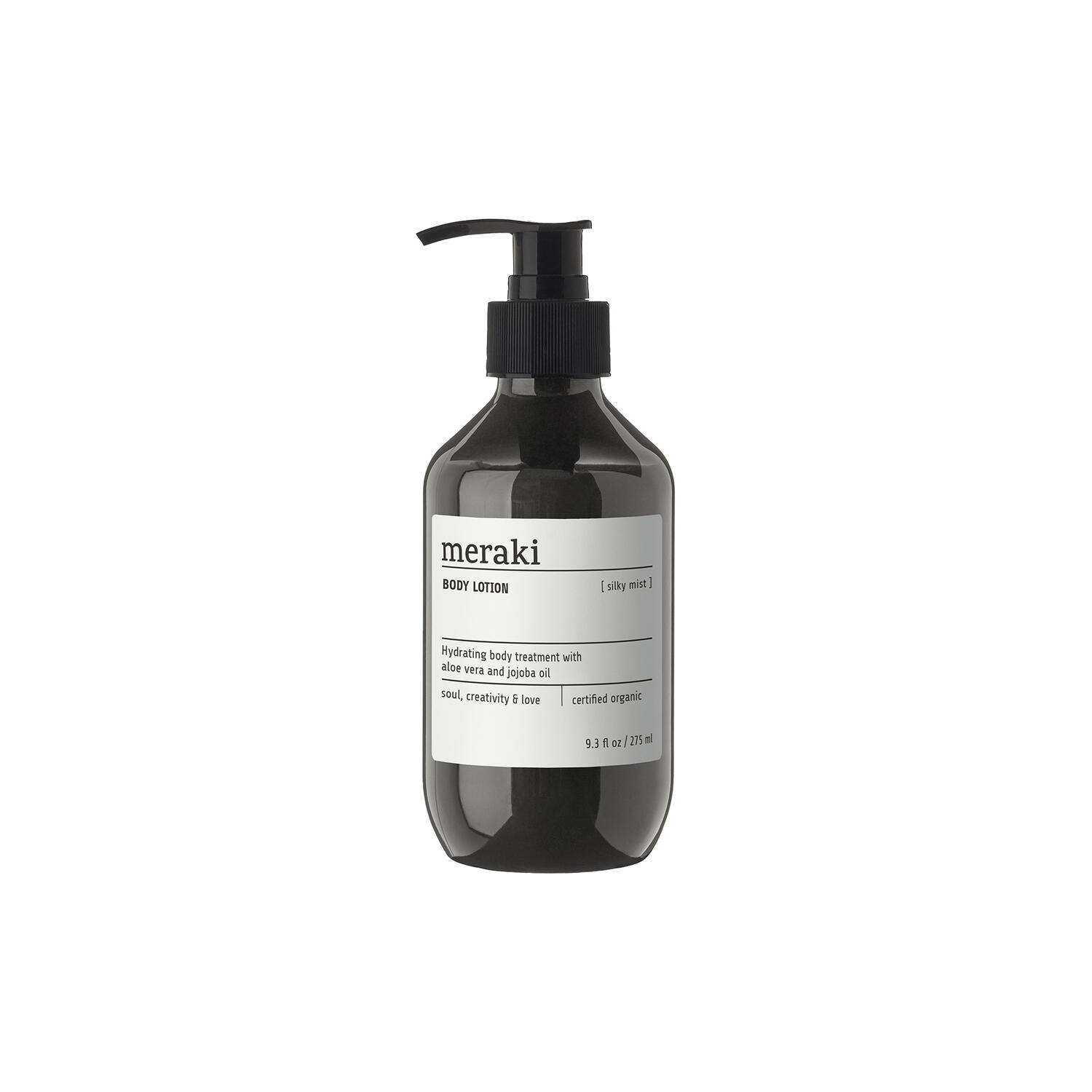 Body lotion, silky mist