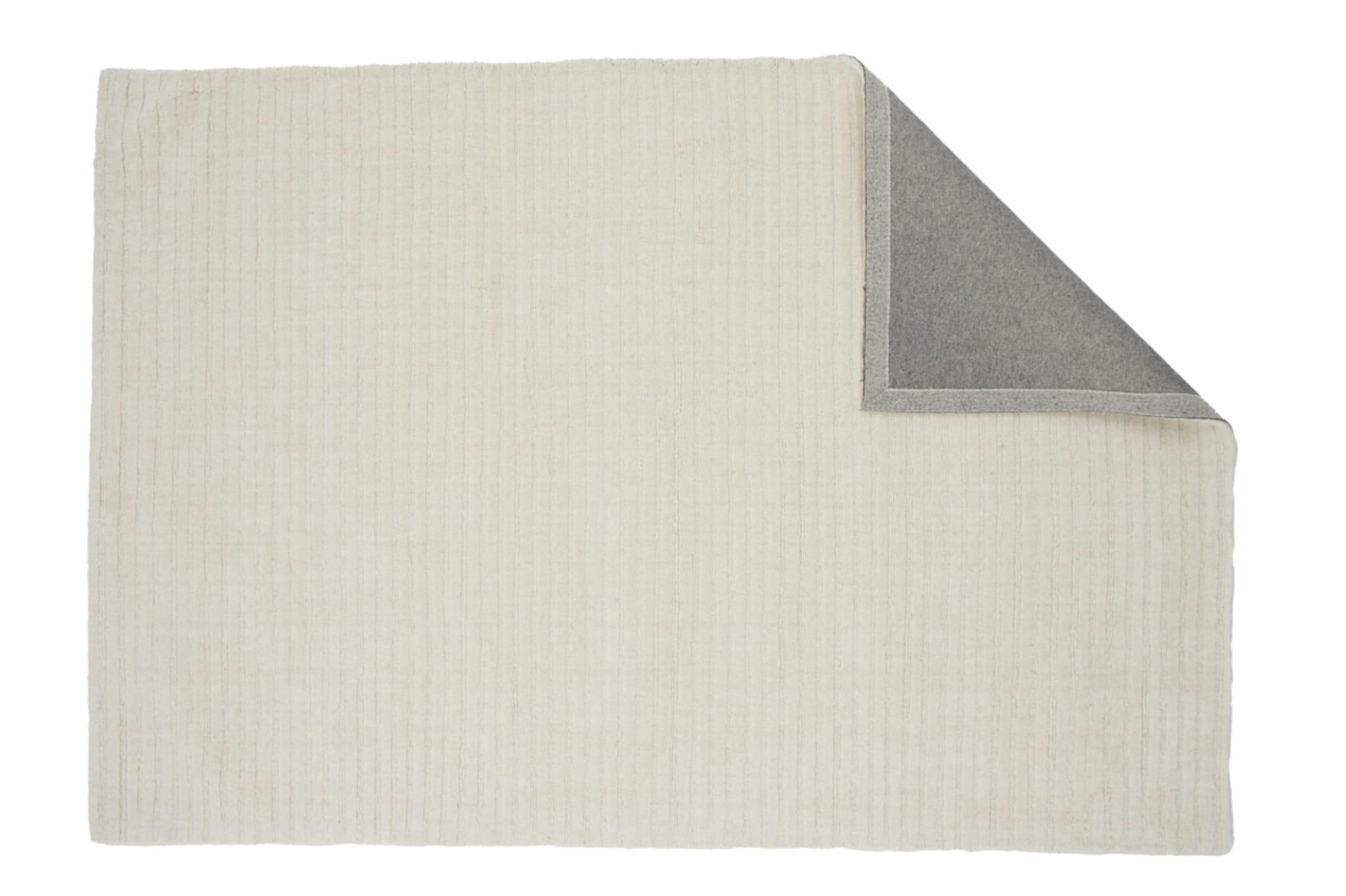 - Tapis en laine design scandinave Milton, blanc cassé – 160x230