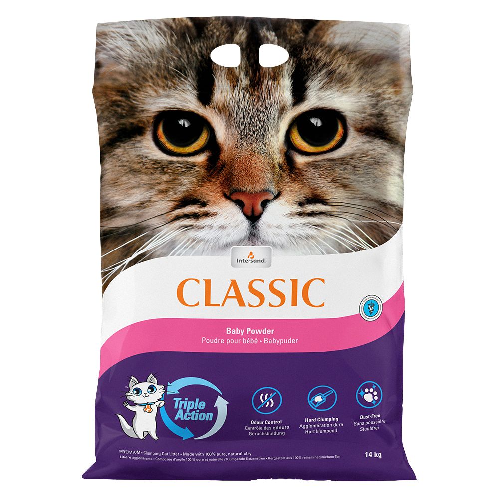 Intersand Classic Baby Powder Scented Cat Litter