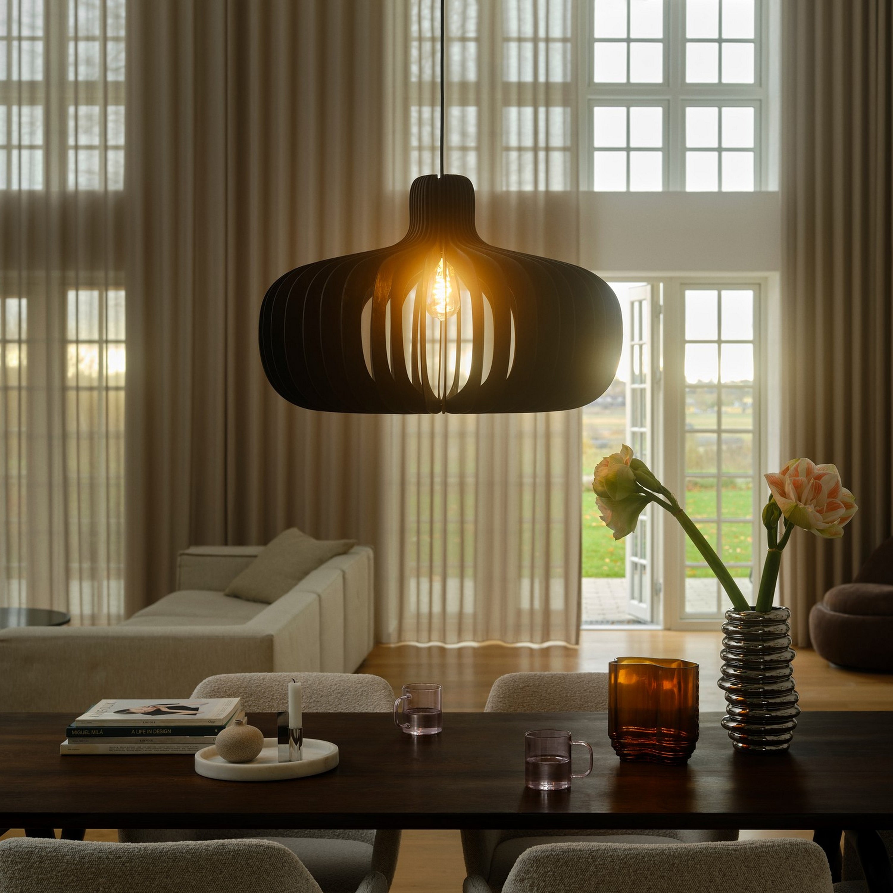 Nordlux Hazo Hanglamp Ø 65,5 cm - Zwart