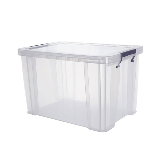 Whitefurze Allstore 26 Litre Clear Storage Box