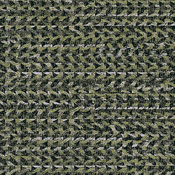 Papier peint vinyle intissé Villa Rosalie Lutece mat et satiné trompe l'œil tissu vert forêt, vert l.1005 x l.53 cm