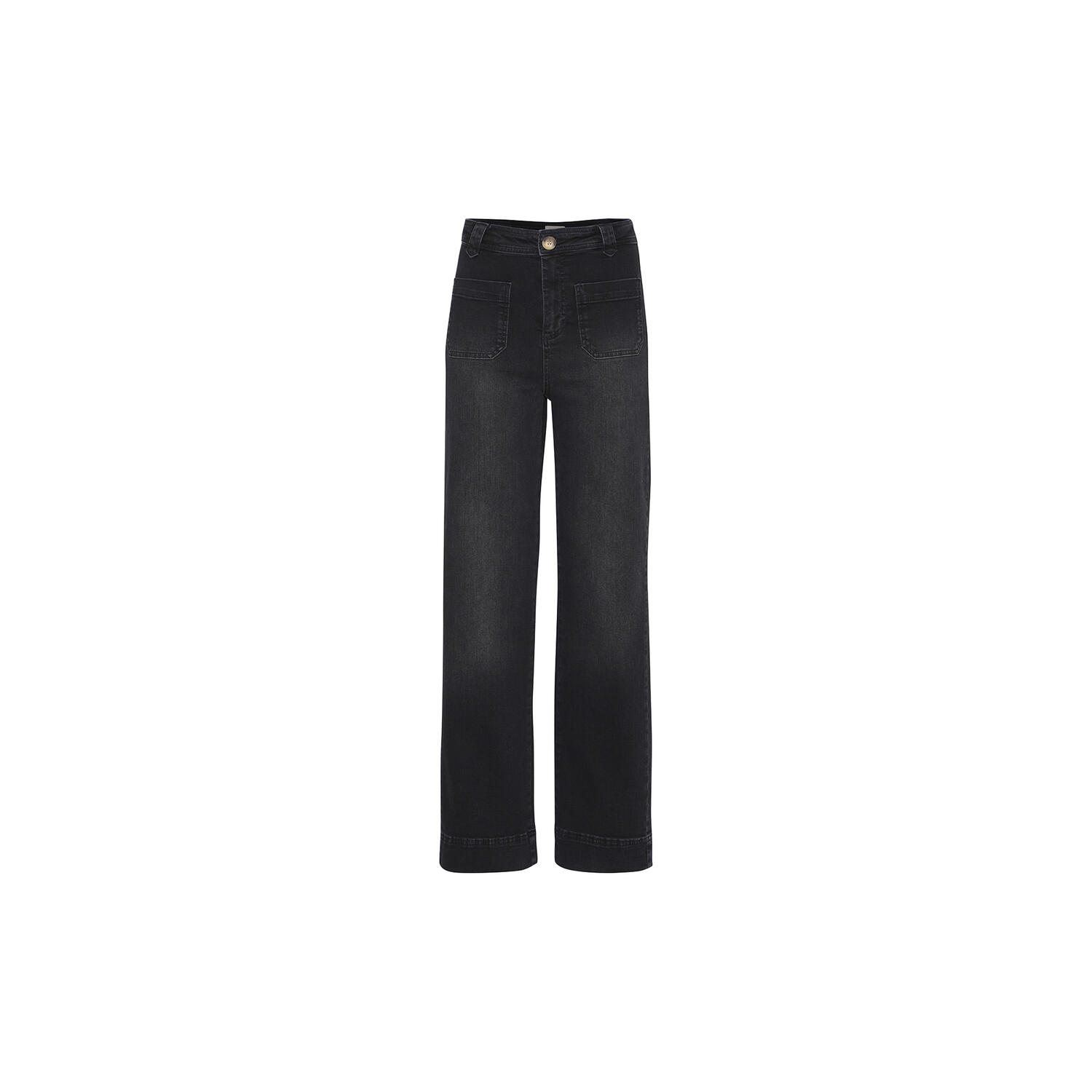 IREloi Jeans, black washed denim