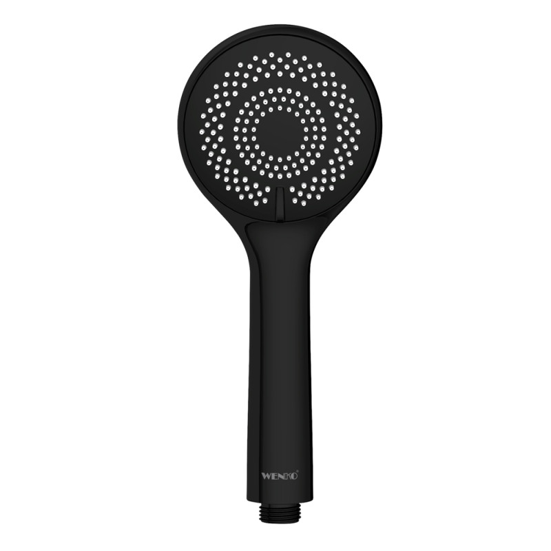 Douchette Watersaving 3 jets noire Ø 9,5 cm WENKO