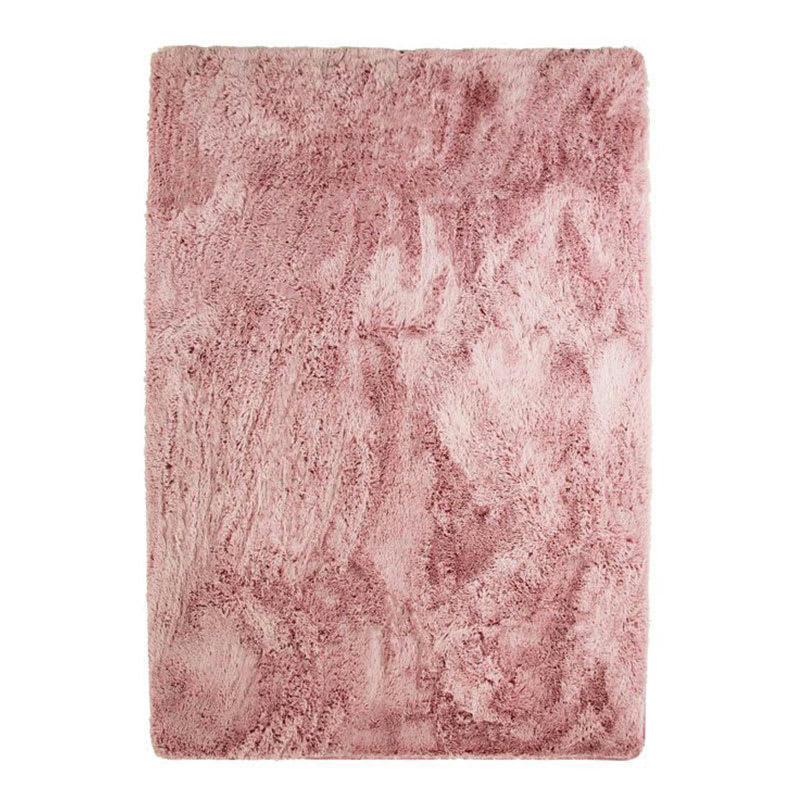 NEO - Tapis lavable à base fine et souple extra doux rose 225x340