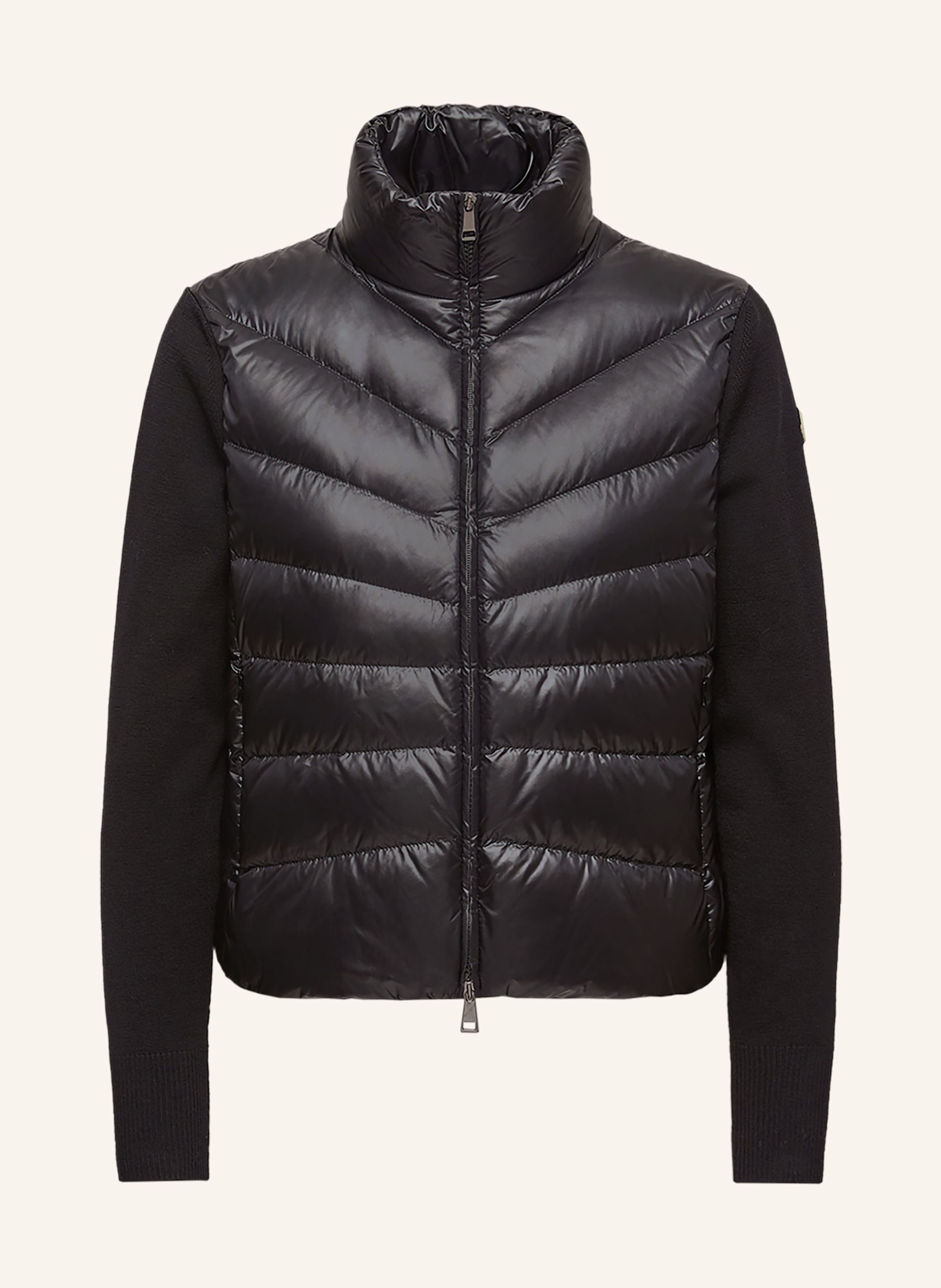MONCLER Daunenjacke im Materialmix