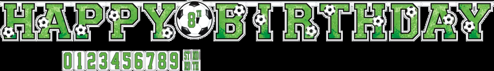 Goal Getter Soccer Birthday Banner Kit