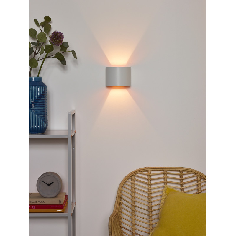 Applique LED Xio ronde blanche 4 W LUCIDE