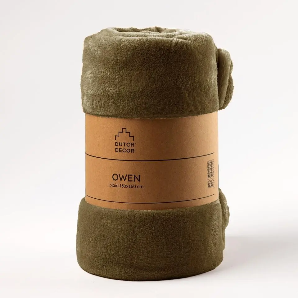 Plaid Owen - Military Olive - 130x160 cm