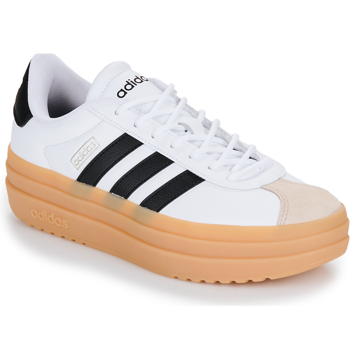 adidas - VL COURT BOLD - Beige / Black / Gum