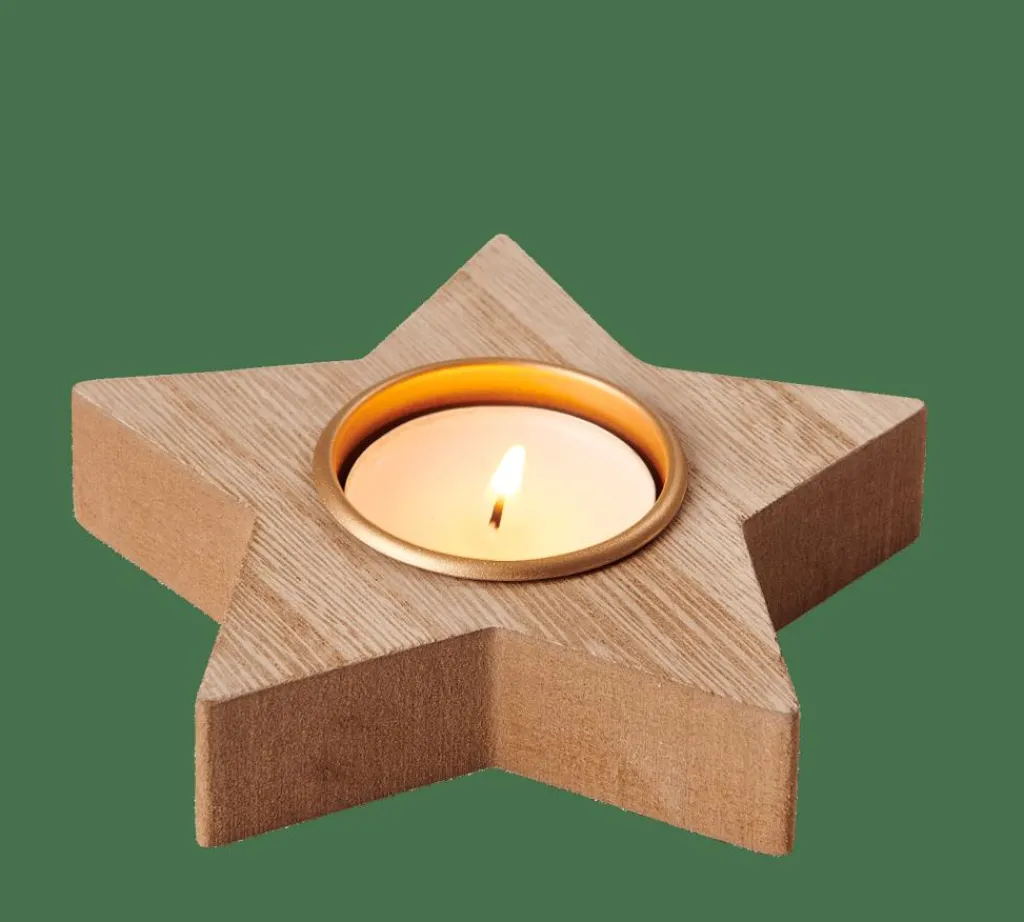 Porte-Bougies^CASA STELLA Partylight Doré, Naturel