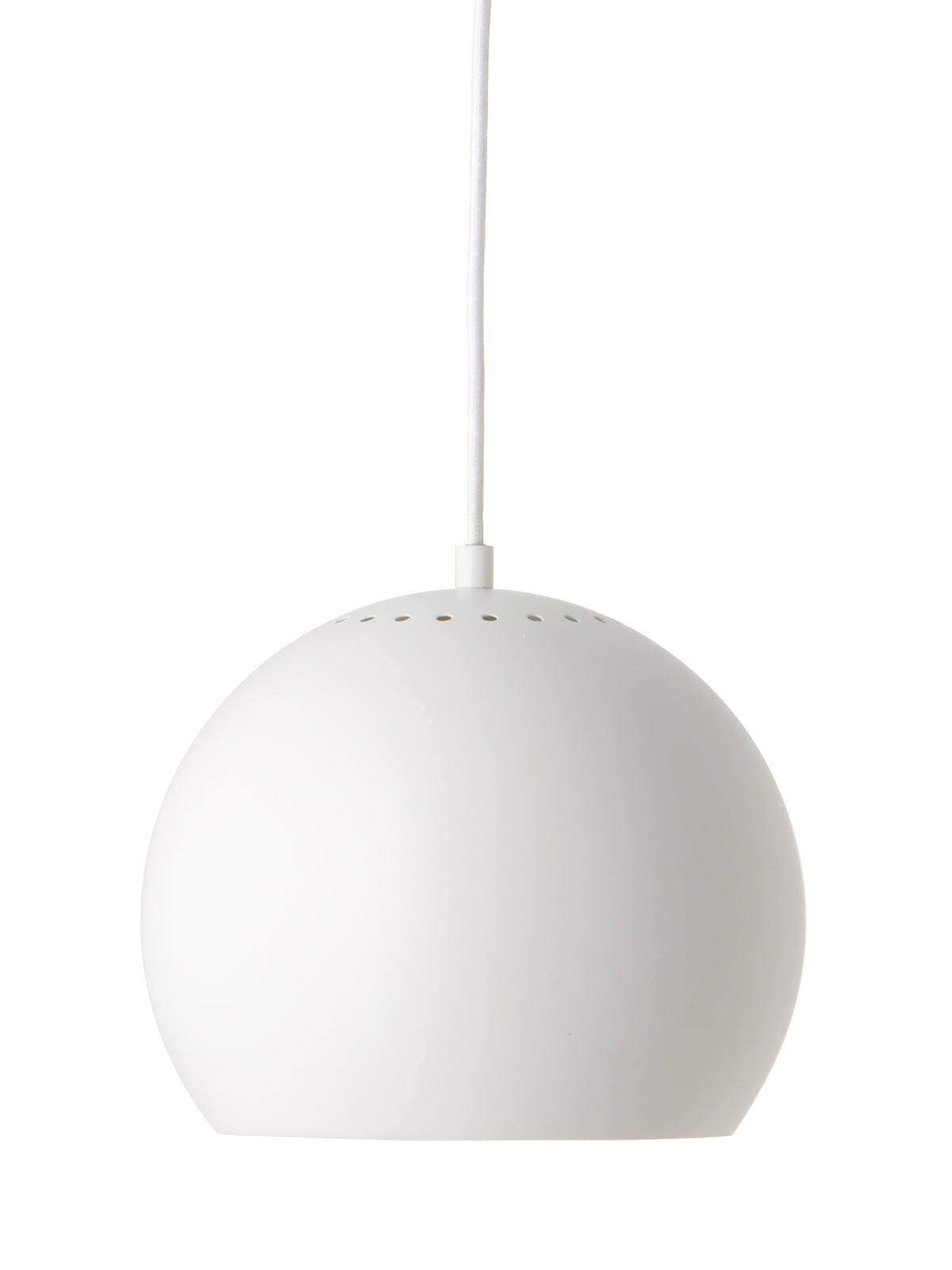 Frandsen hanglamp Ball - wit - 25x25x20cm