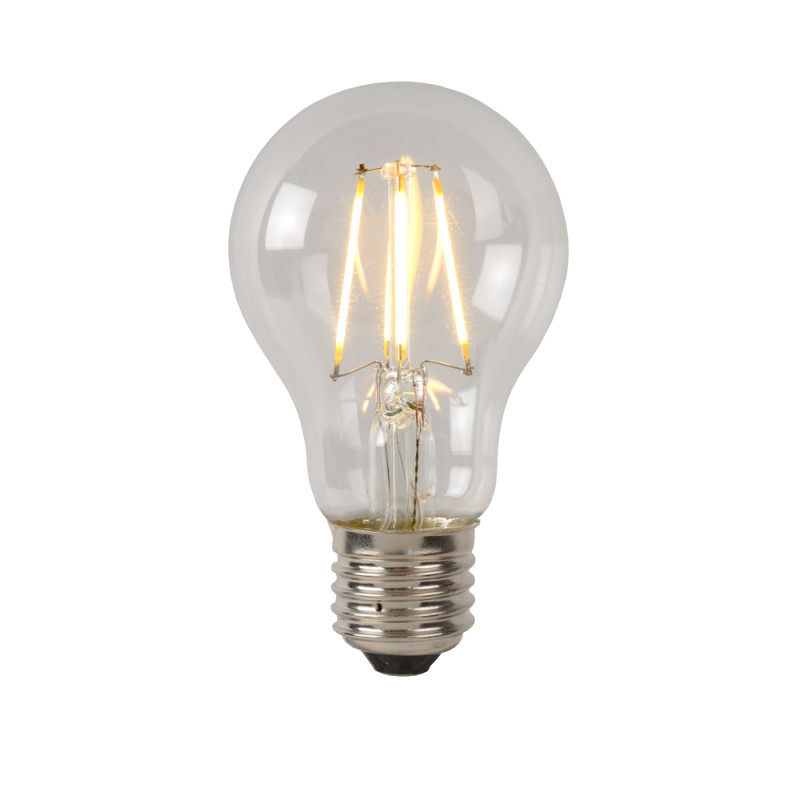 Ampoule transparente à filament LED E27 5W Ø 6 cm dimmable transparente LUCIDE
