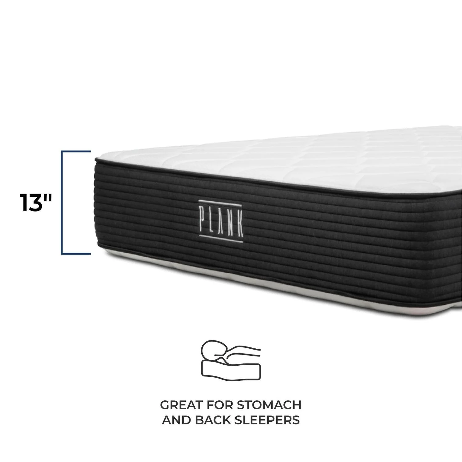 Brooklyn Bedding Plank 13 Luxe Two Sided Firm / Ultra Firm Mattress