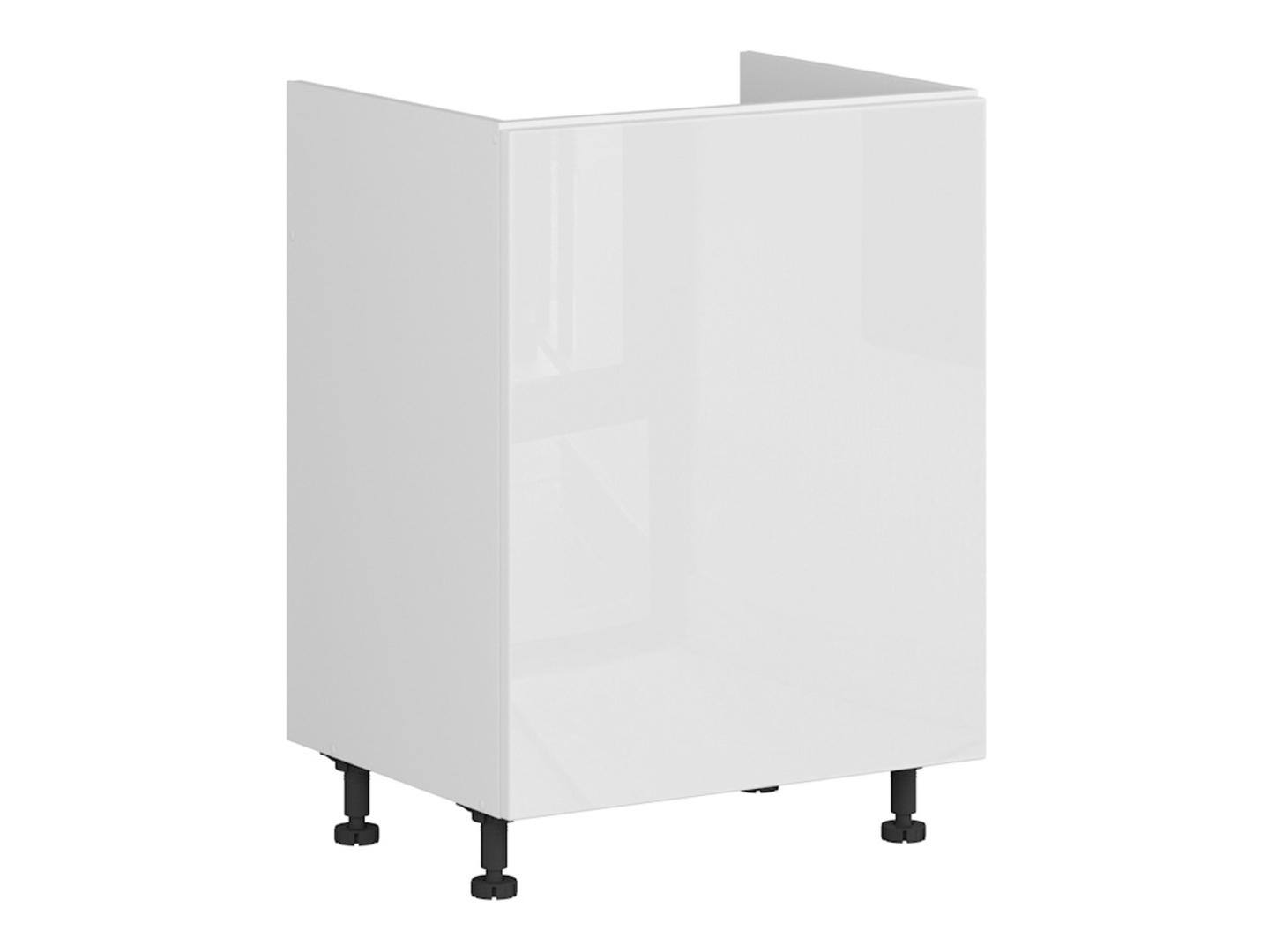 Szafka kuchenna pod zlewozmywak Top Line 60 cm prawa biały połysk