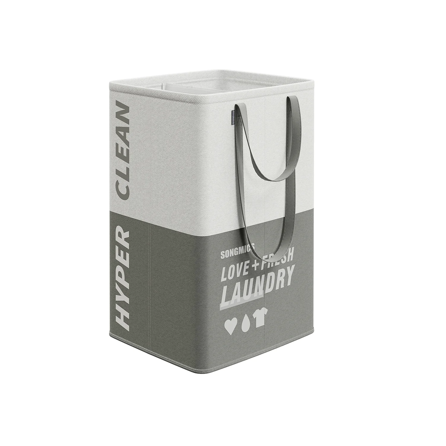 Grand panier à linge pliable