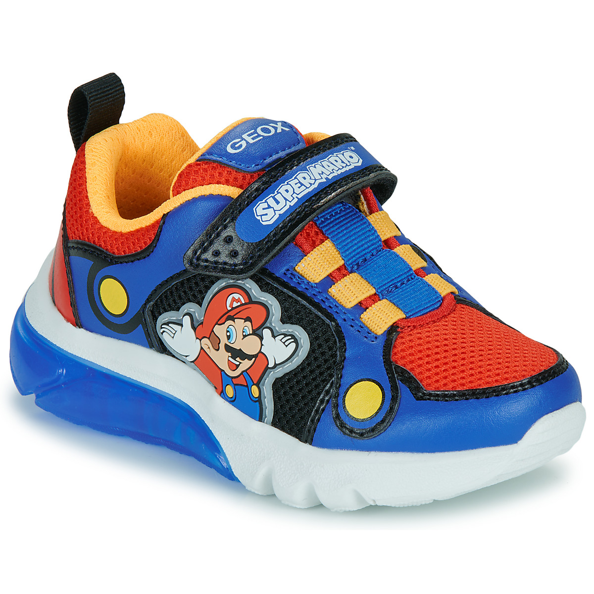 Geox - J CIBERDRON BOY - Blue / Red