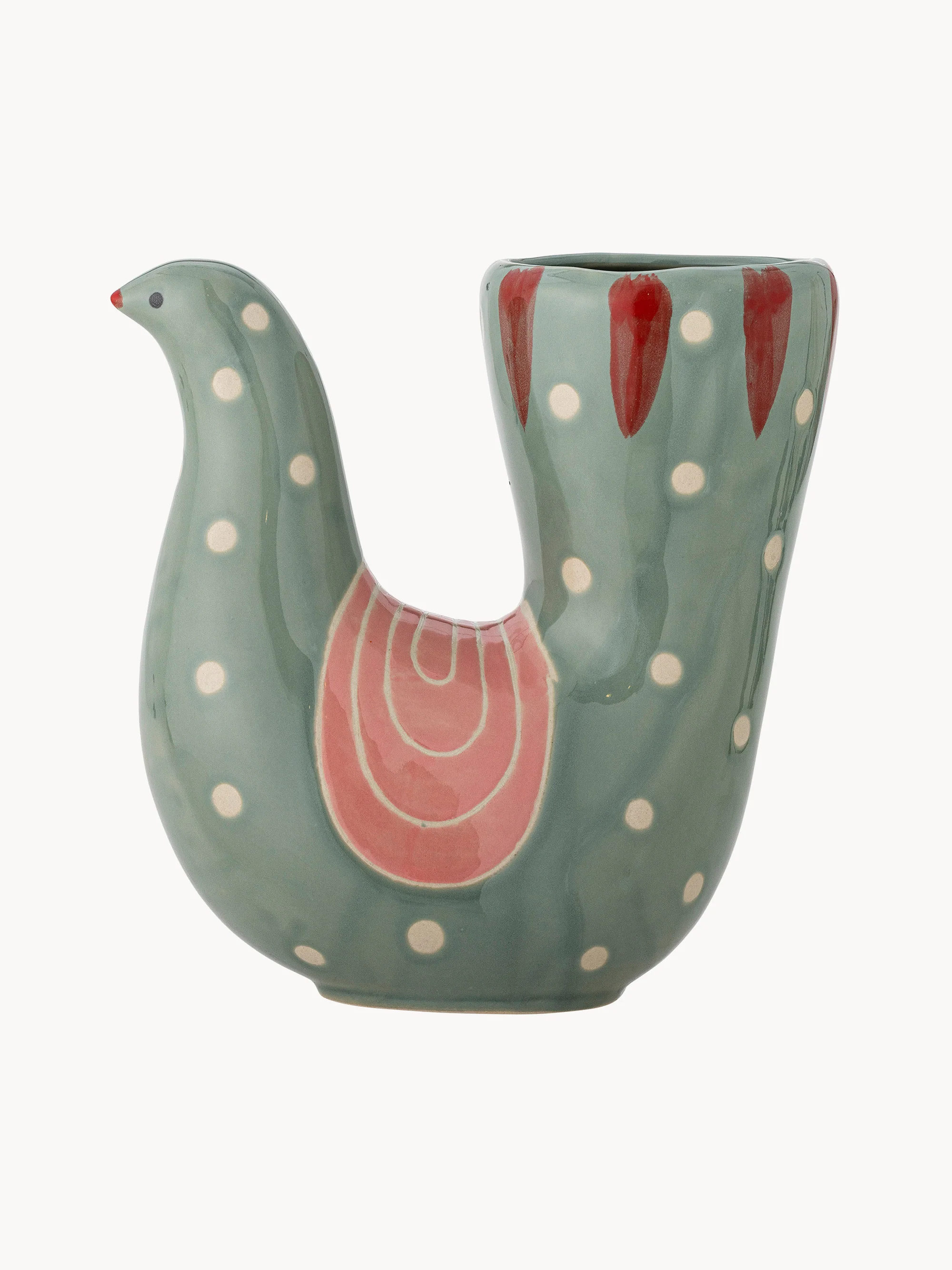 Handbemalte Vase Trudy, H 19 cm