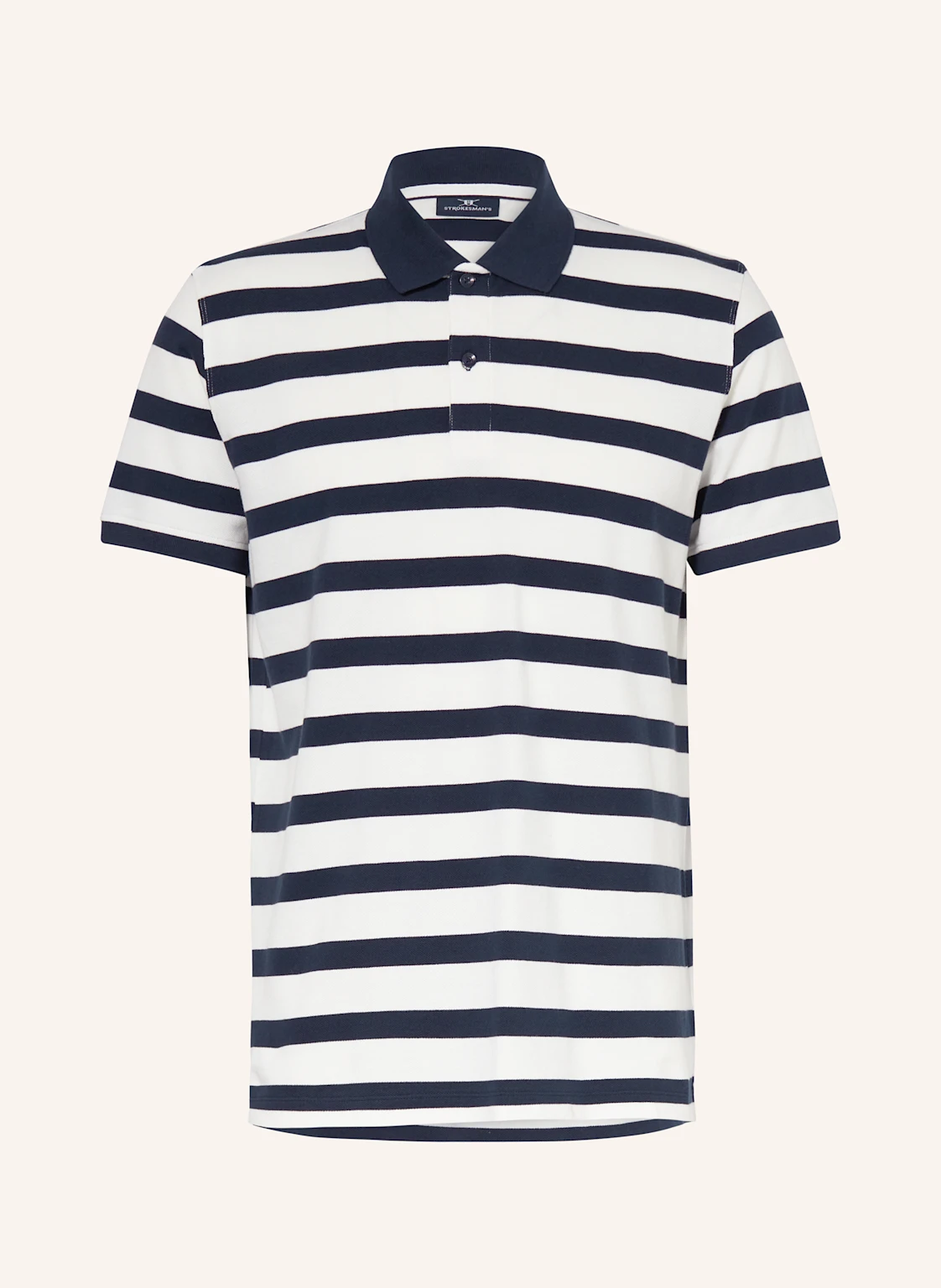 STROKESMAN'S Piqué-Poloshirt