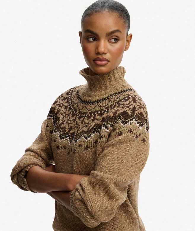 Fairisle High Neck Jumper