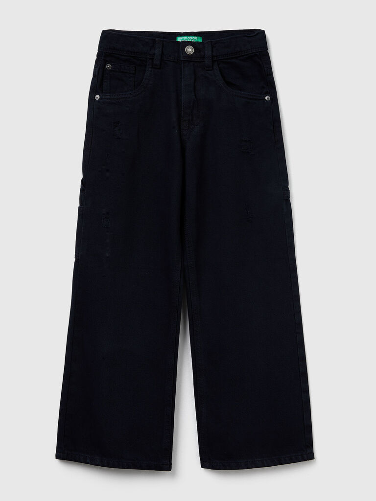 Worker style trousers