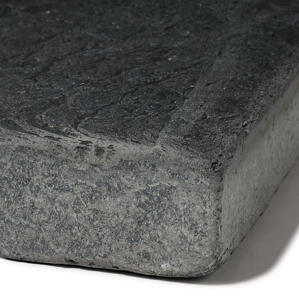 Margelle de piscine Ardoise Noire Vieillie 100x30x3 cm Bord Droit (à l'unité) - RO'MA NATURE