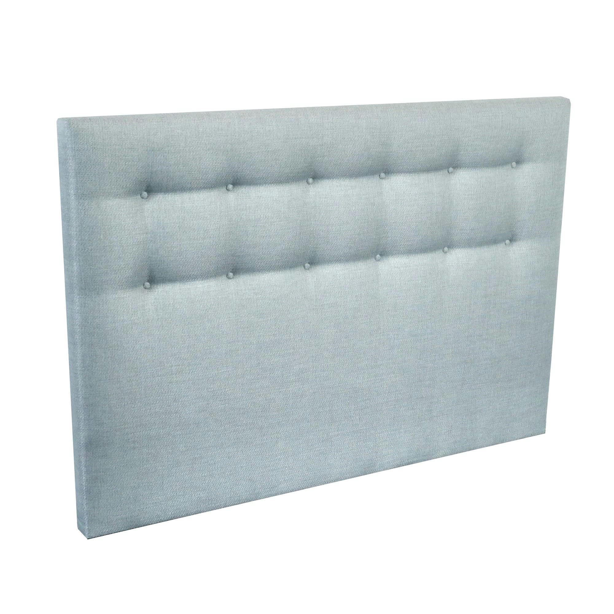 - Tete de lit capitonnée - Bleu ciel, - 160 x 115 cm