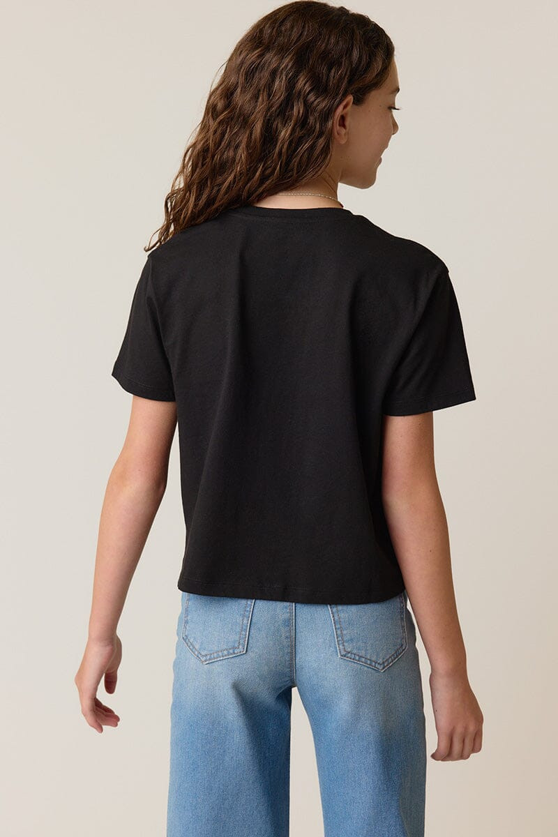 Hello Franki Frenchie Fry Graphic Tee for girls