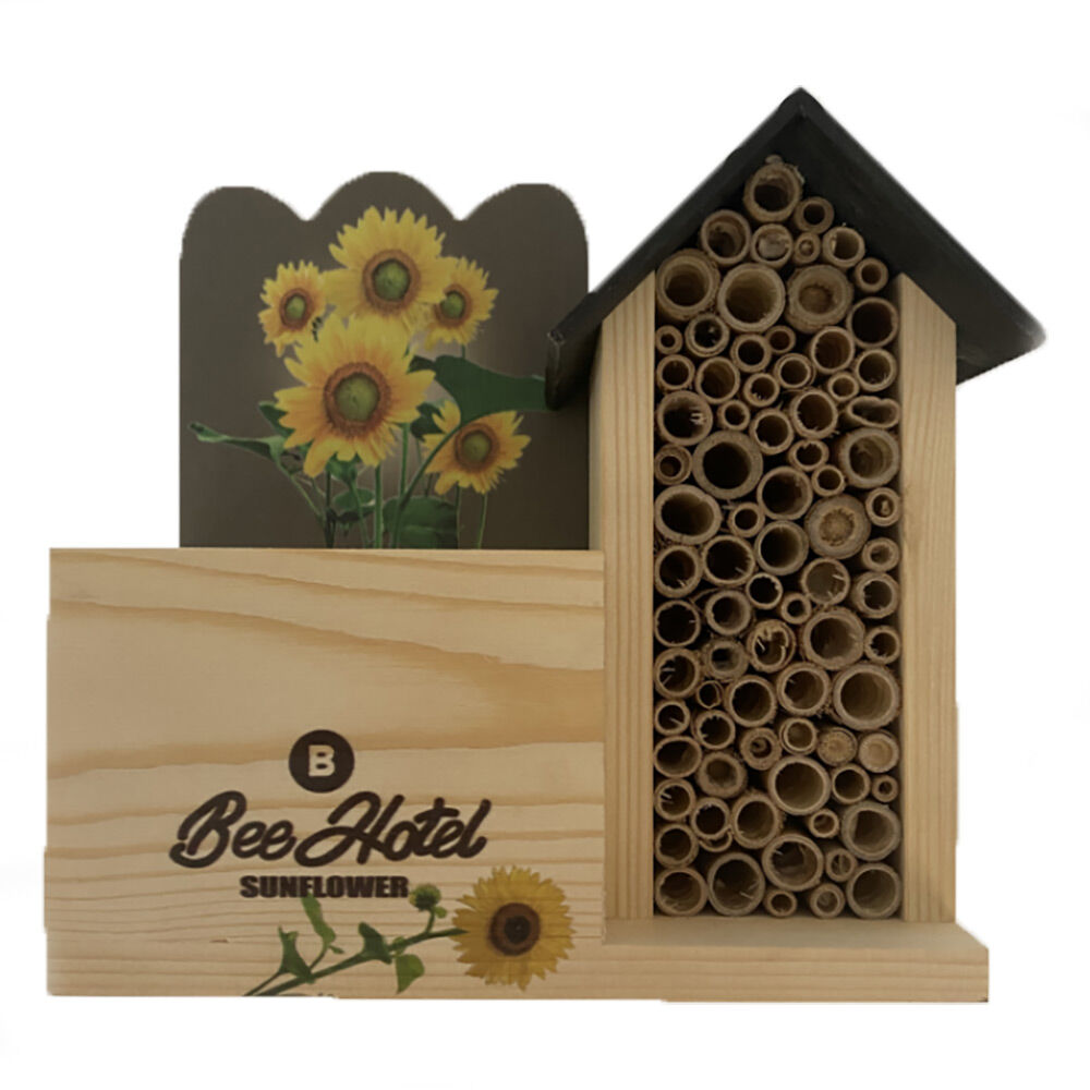 Hôtel à insectes   plantation L18,5 x l9 x H18 cm