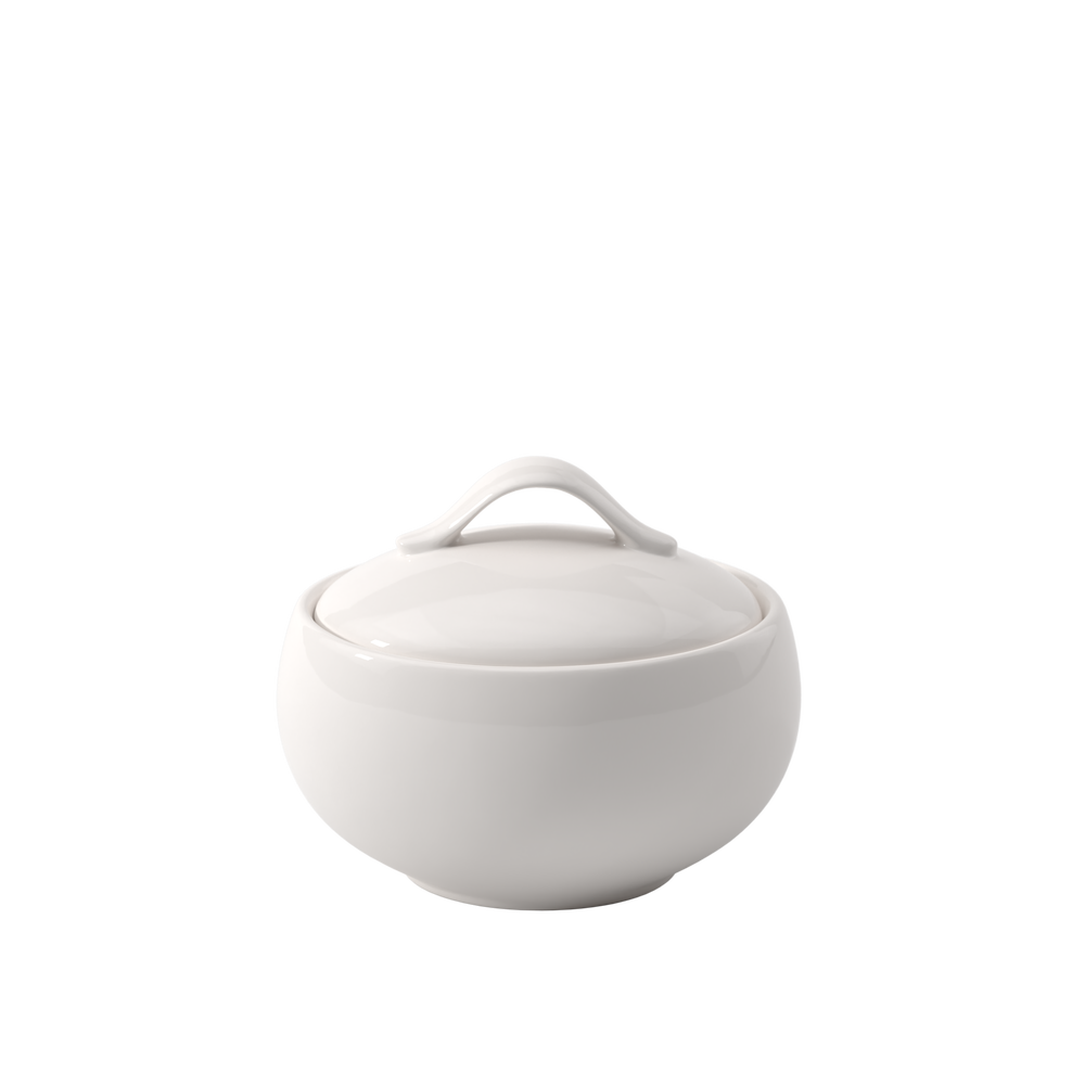 New Cottage Sugar bowl - White, 15.3 oz, Premium Porcelain
