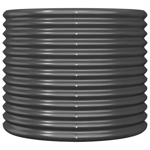 NNEVL Garden Planter Powder-coated Steel 80x80x68 cm Anthracite