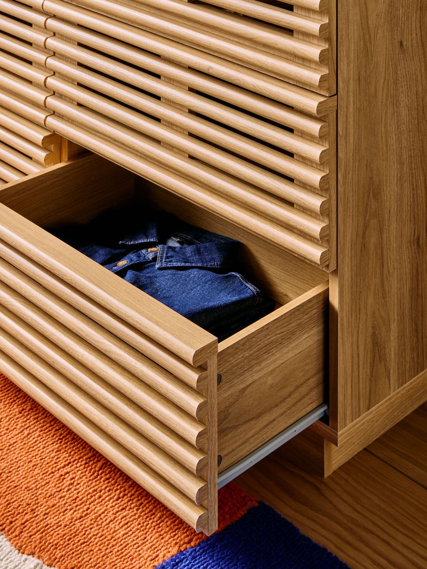 Tulma 6 Drawer Chest in Mid Oak Effect
