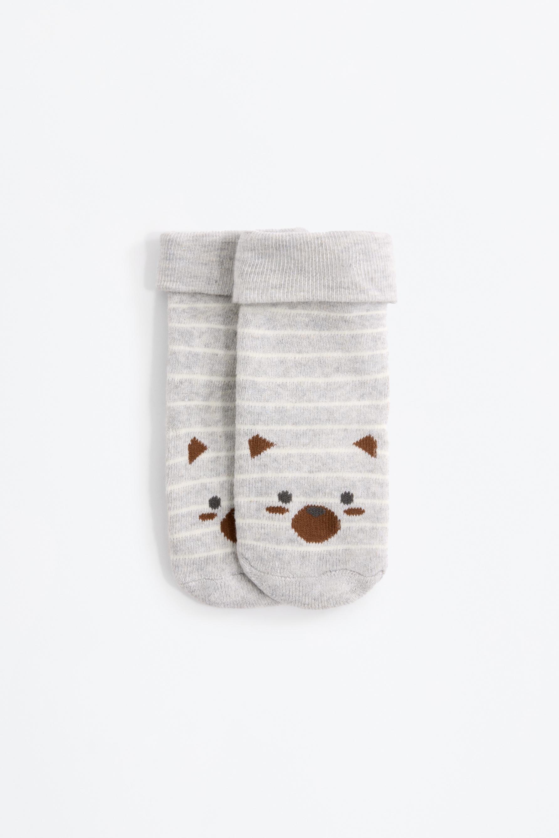 Calcetines antideslizante osito (Pack 2)