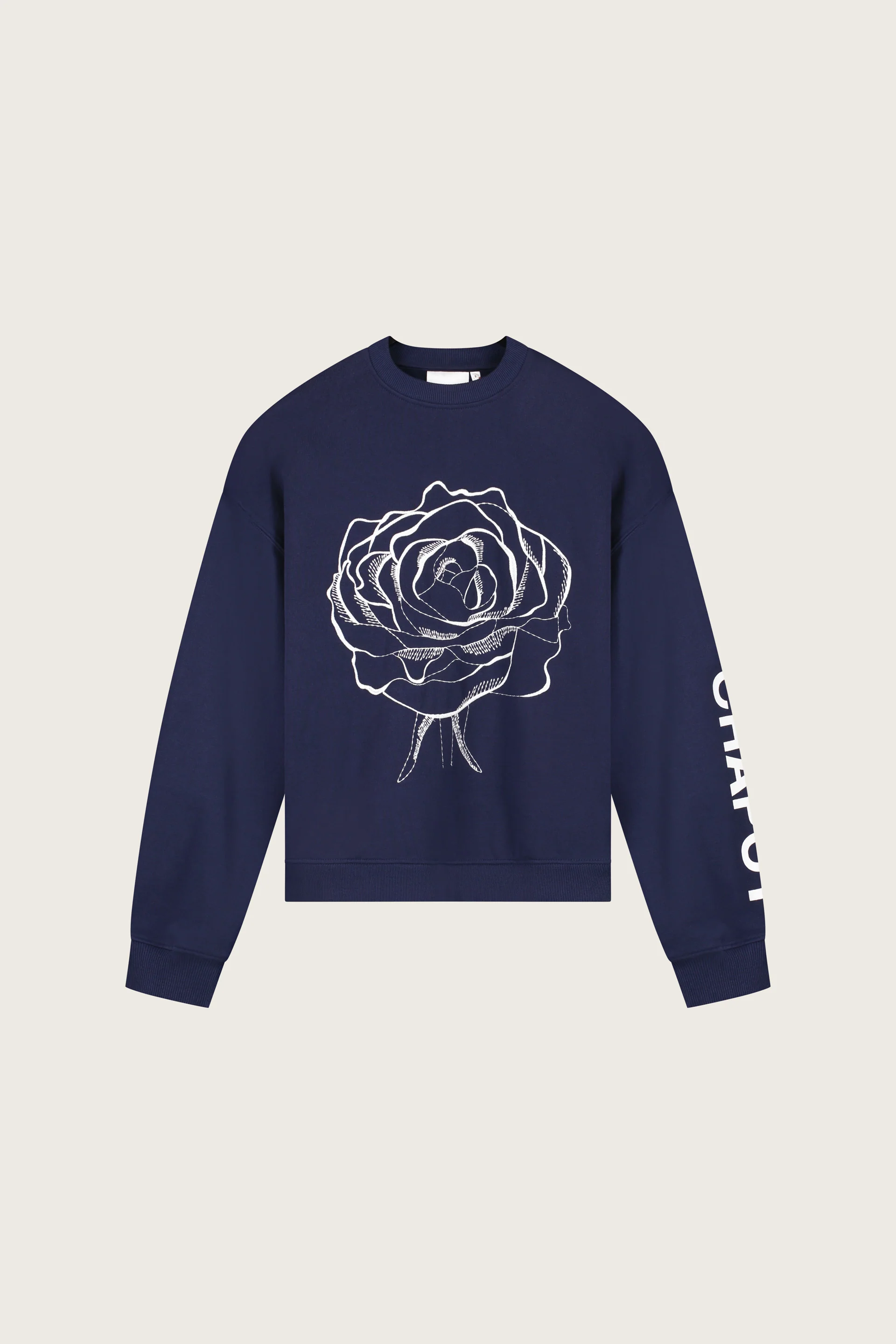 Luna Flower Sweater | Maritime Blue