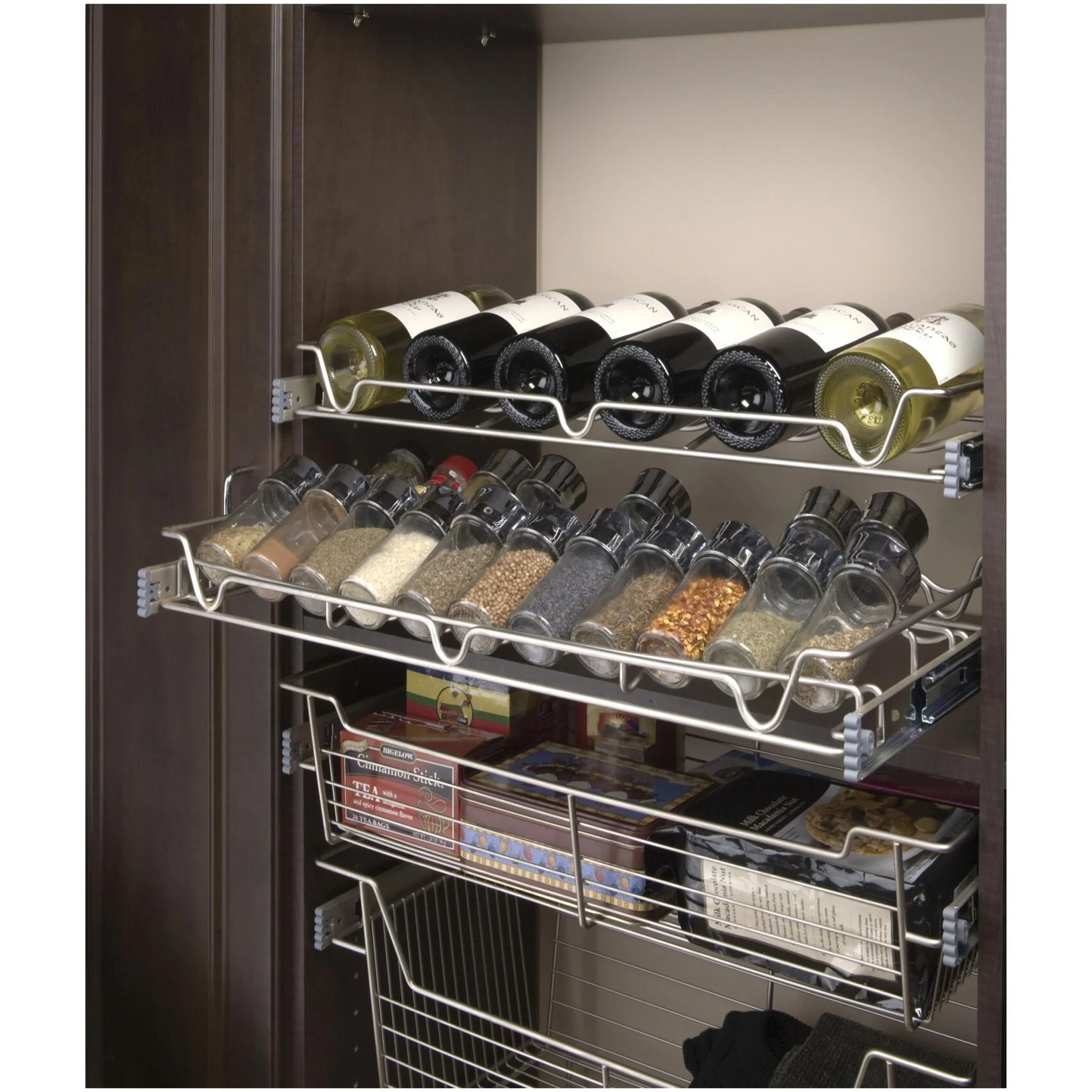 Rev-A-Shelf Sidelines 30 Inch Pull Out Spice/Can Rack